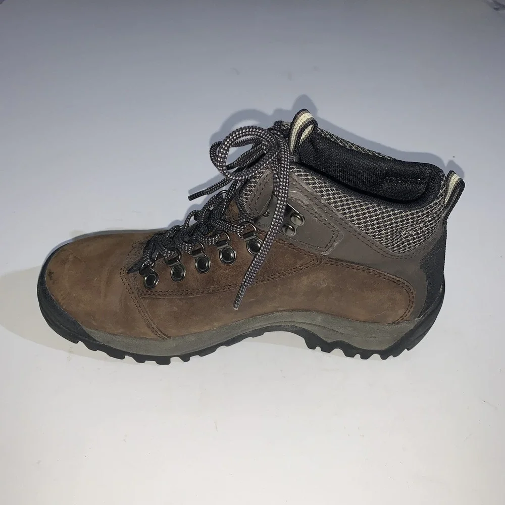 Timberland Boots Mens 7 Brown Leather Hiking Ankle Trail Outdoor 81694